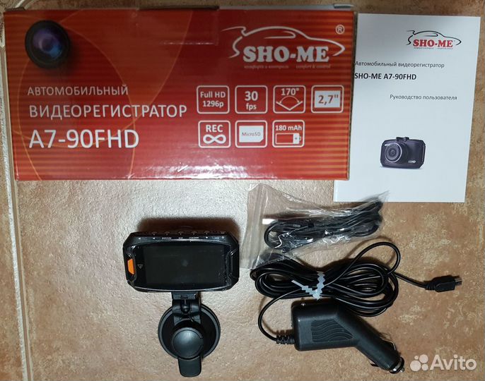 Продам видеорегистратор SHO-ME А7-90FHD