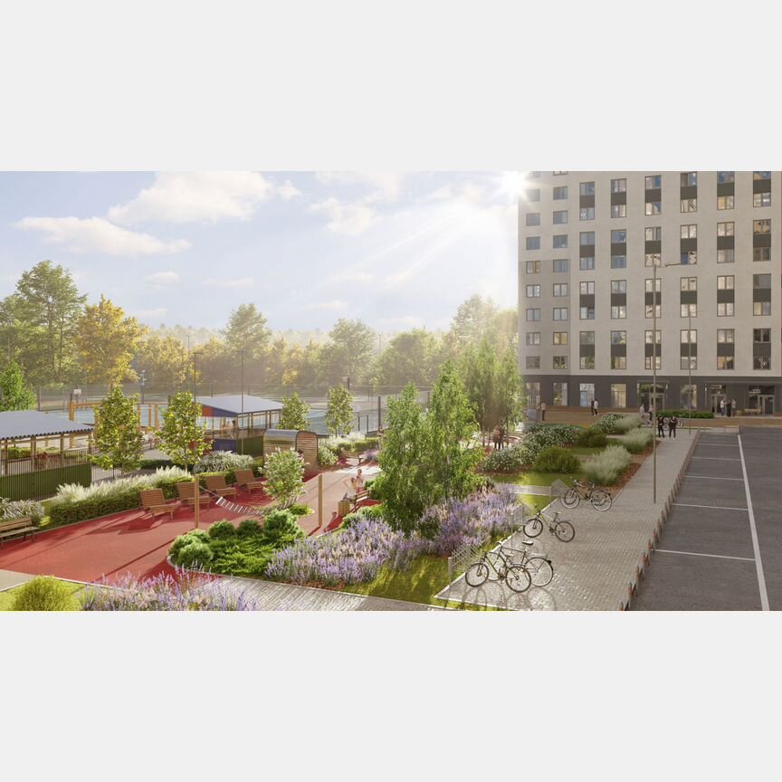 2-к. квартира, 55,3 м², 9/21 эт.