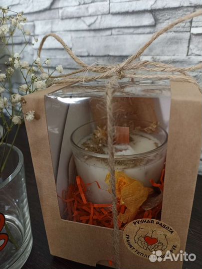 Свечи ручной работы на подарок