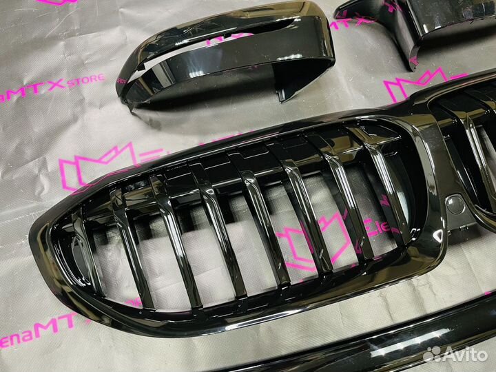 Спойлер ноздри накладки зеркал BMW G20