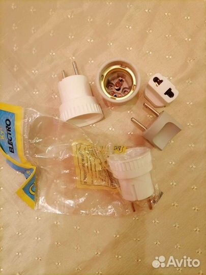 Электрика, переходники, тройники и тд