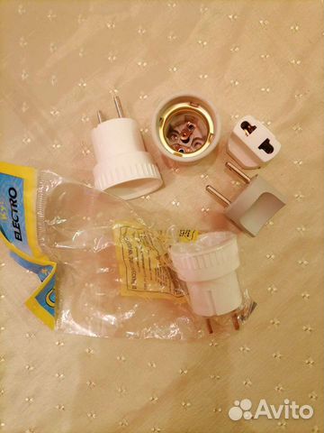 Электрика, переходники, тройники и тд