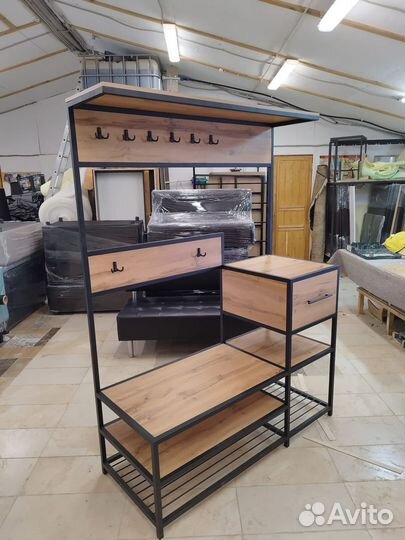 Прихожая обувница в стиле Лофт