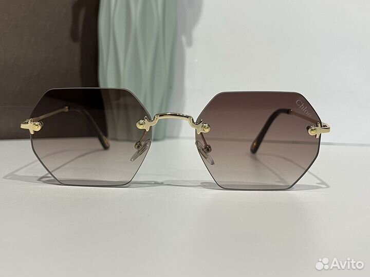Солнцезащитные очки chloe полный комплект