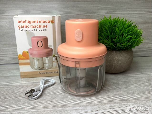 Измельчитель электрический мини блендер овощерезка