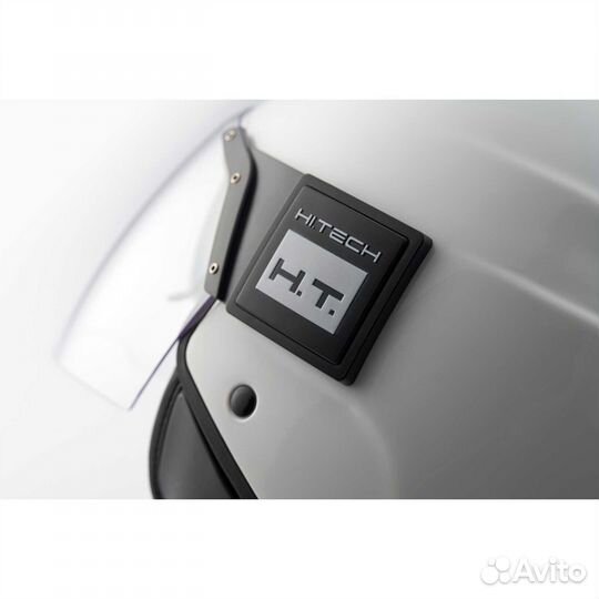 Moto Jet Мотошлем in Blauer BET HT Monochrome White Fiber