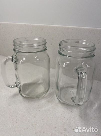 Стеклянные стаканы-баночки zara home