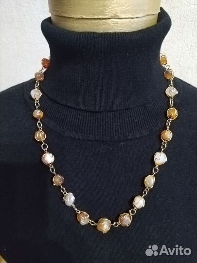 Бусы из натуральных камней