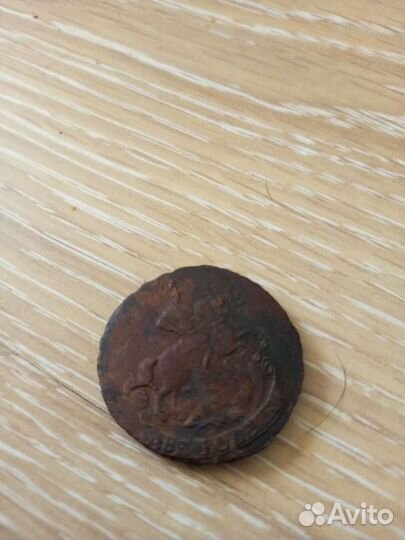 Монета Две копейки 1766г