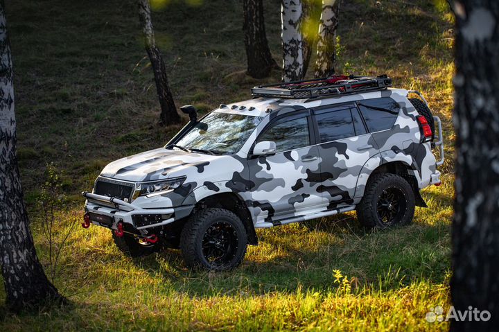 Пороги силовые BMS alfa для Toyota Prado 150 09-21