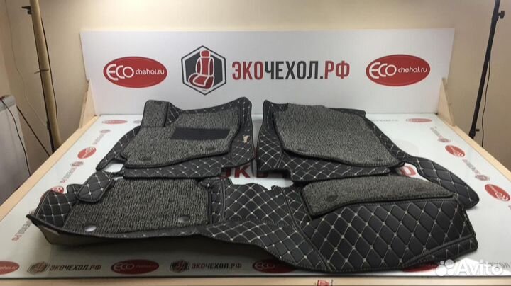 3D Коврики Infiniti Салон Багажник из Экокожи