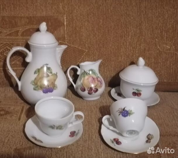 Минисервиз фрукты Kahla ГДР