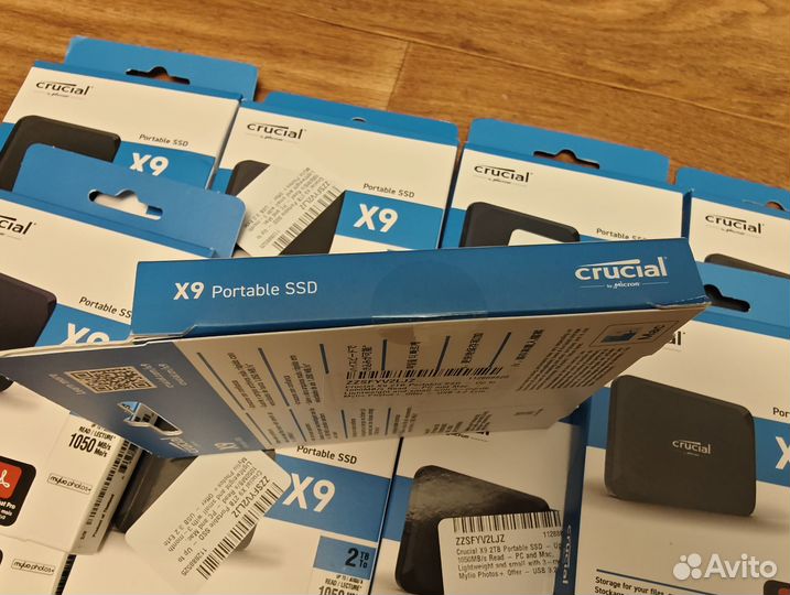 2TB USB-SSD Crucial X9 (1050MB/s) Новые