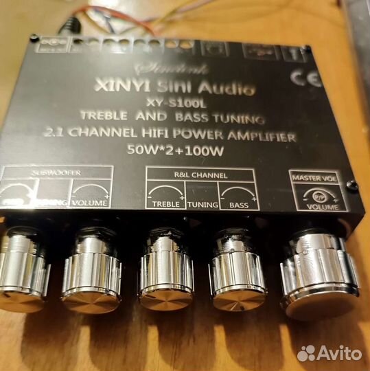 Усилитель 2.1. 50*2+ 100Вт. Для дома