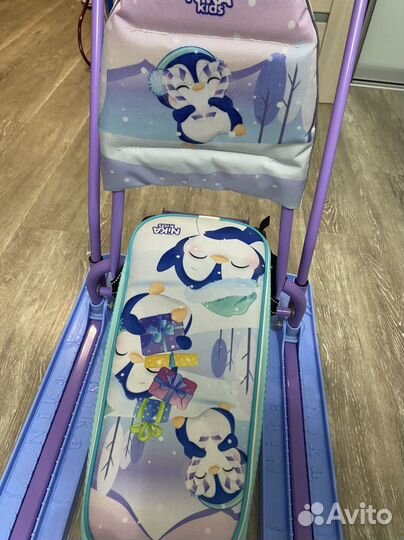 Снегокат с колесами