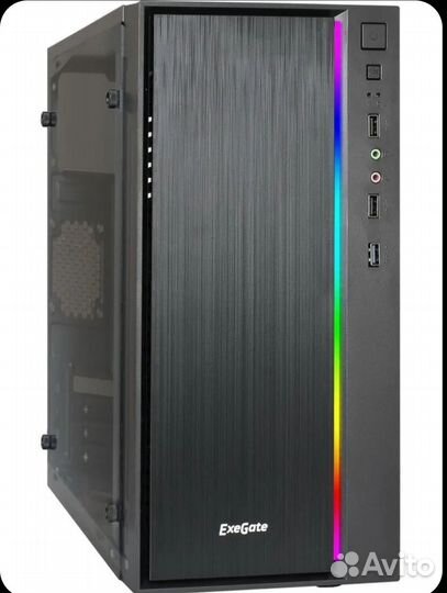 Корпус для пк Minitower ExeGate mEVO-9301-RGB