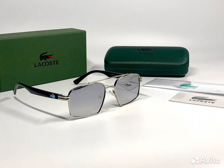 Очки Lacoste aviator зеркальные