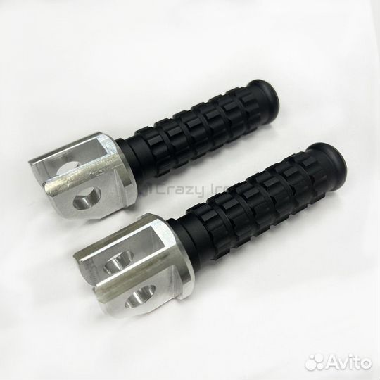 Подножки kawasaki передние, черный анод