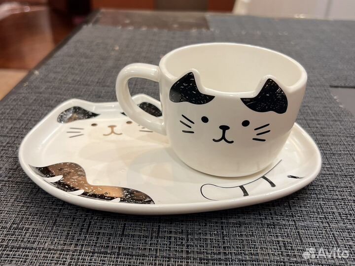 Чайная пара керамическая