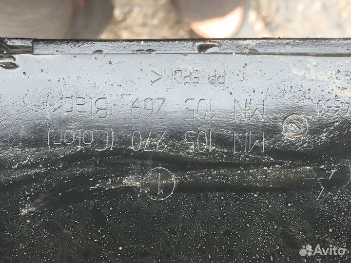 Накладка заднего бампера Mitsubishi Colt Z3