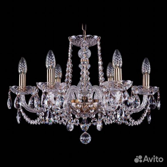 Люстра подвесная Богемия в спальню классика