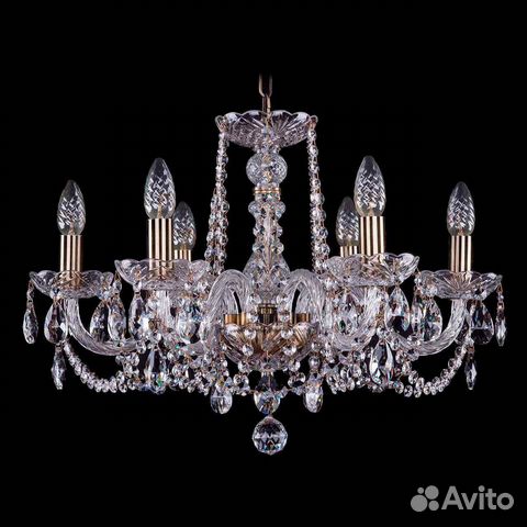 Люстра подвесная Богемия в спальню классика