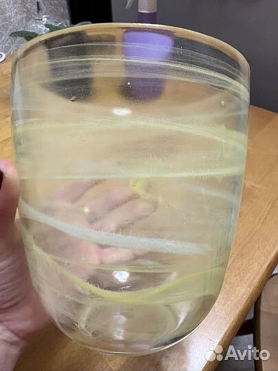 Цеточный горшок(стекло)