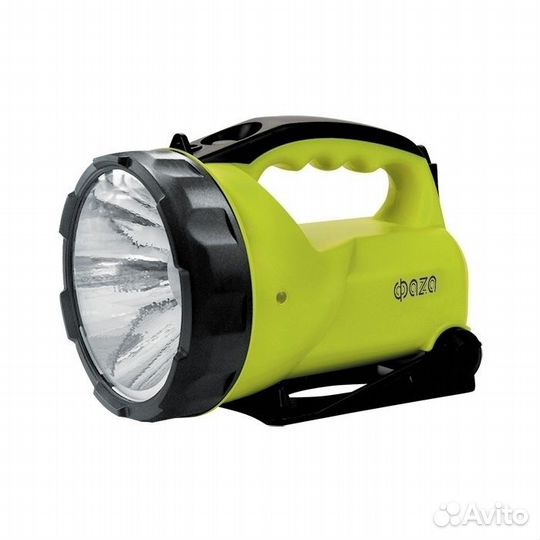 Фонарь-прожектор аккумуляторный фаzа AccuF6-L3W-gn