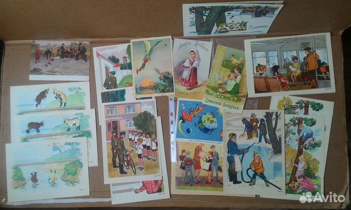 Открытки СССР Редкие 50-60-70-90 чистые. Оригиналы