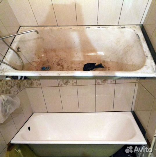 Реставрация ванн, покрытие ванн. Чугунных, железны