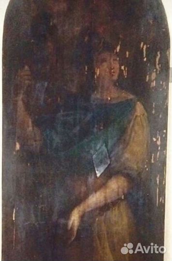 Храмовая икона Архангел Михаил 18 век на подарок