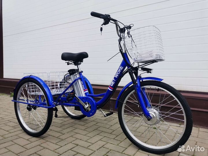 Велосипед трехколесный электрический