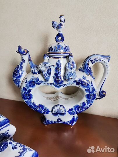 Квасник гжель в золоте