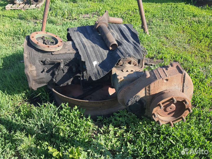 Коробка, задний мост Т-40