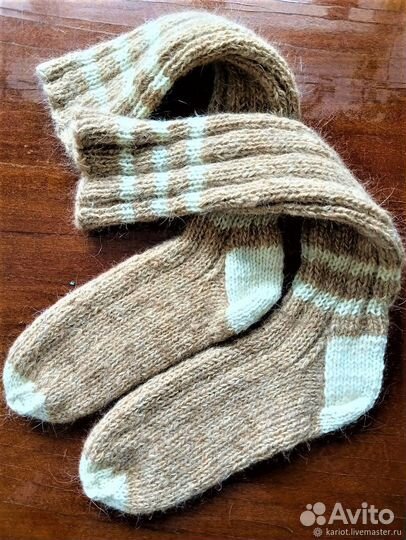 Носки из собачьей шерсти
