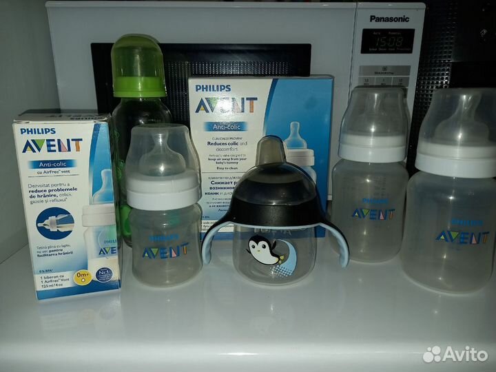 Бутылочки, стерилизатор, поильник Avent