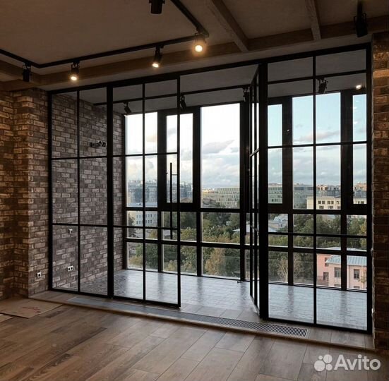 Стеклянные перегородки