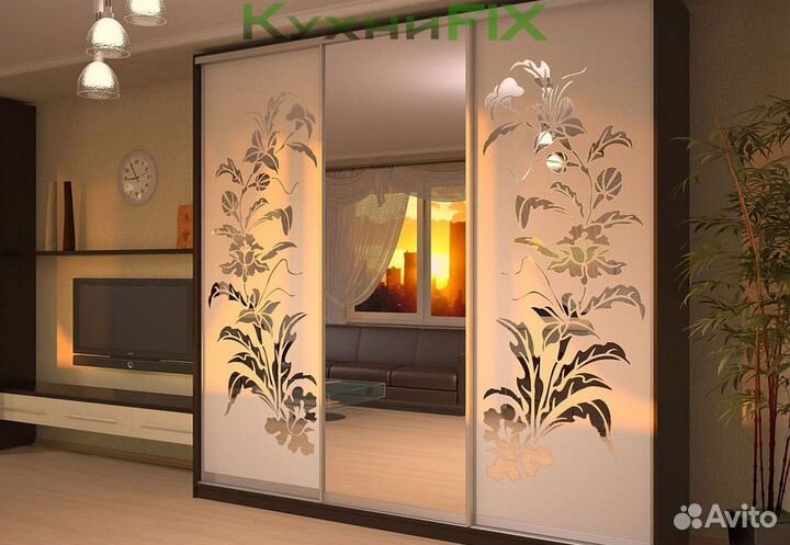 Шкаф купе угловой