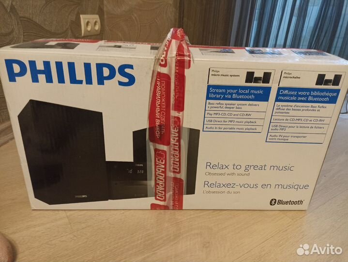 Музыкальный центр philips BTM2310