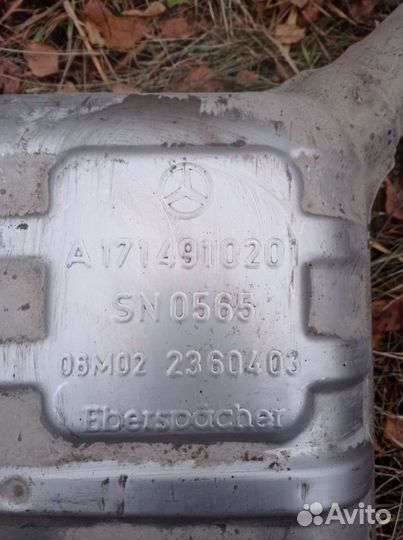 Глушитель mercedes slk 280