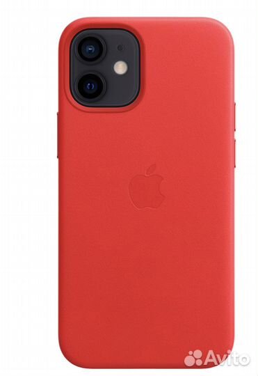 Кожаный оригинальный чехол iPhone 12 mini