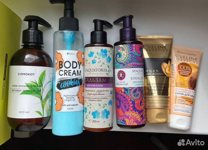 Набор косметики для лица/рук/тела пакетом