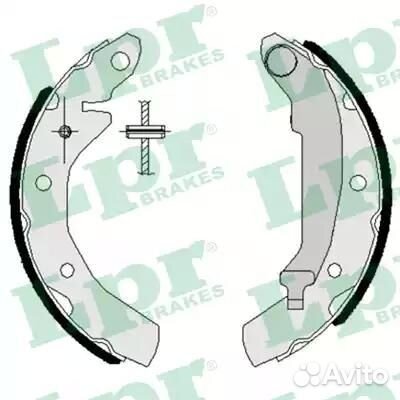 Колодки тормозные барабанные daewoo matiz, chevrol