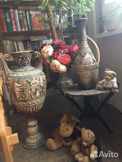 Ваза ручной работы, кисловодская керамика