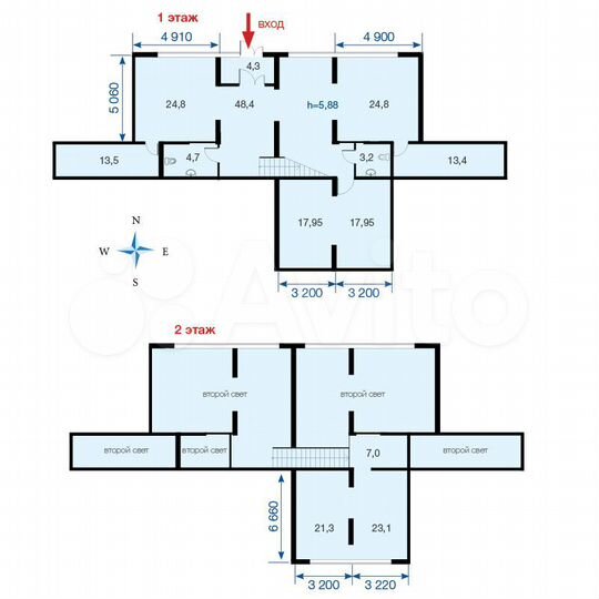 Свободного назначения, 224.4 м²