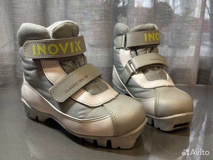 Лыжные ботинки детские на липучках 31 размер