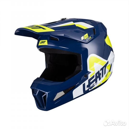 Мотошлем Leatt Moto 3.5 Helmet Kit (Blue, L, 2024