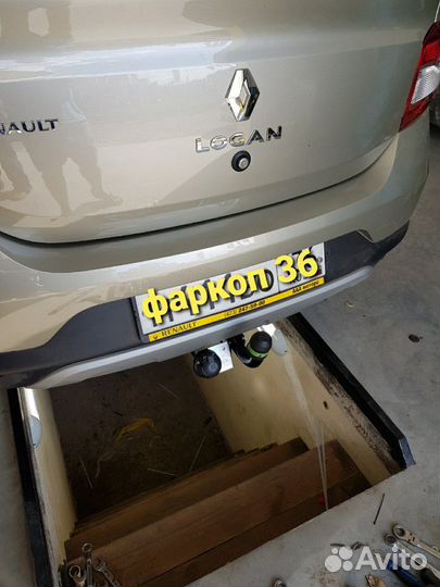 Фаркоп renault logan R114-A