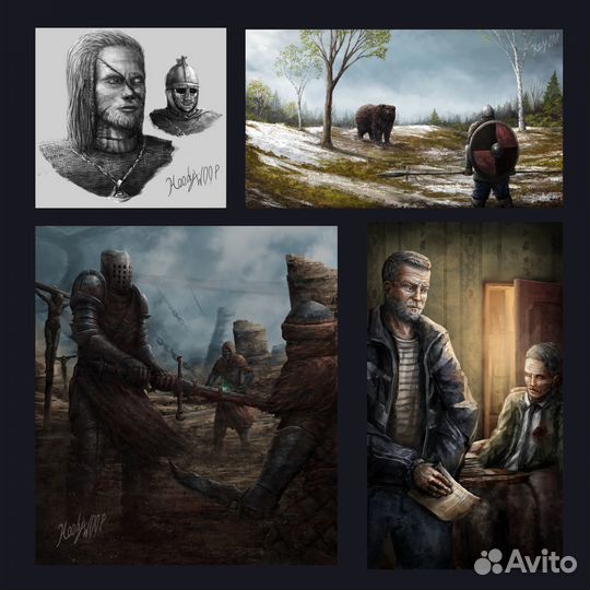 Художник иллюстратор, диджитал арт на заказ