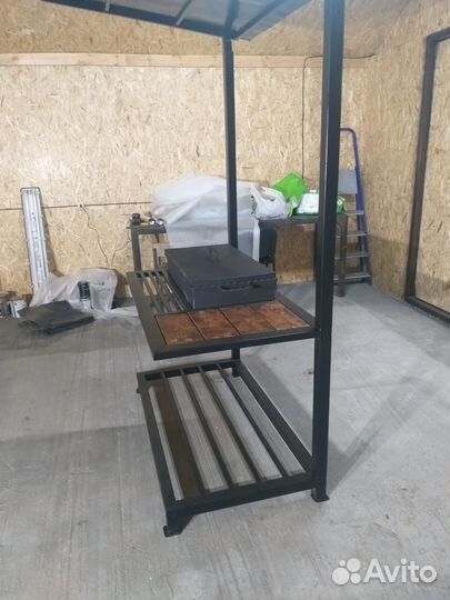 Мангал loft с крышей